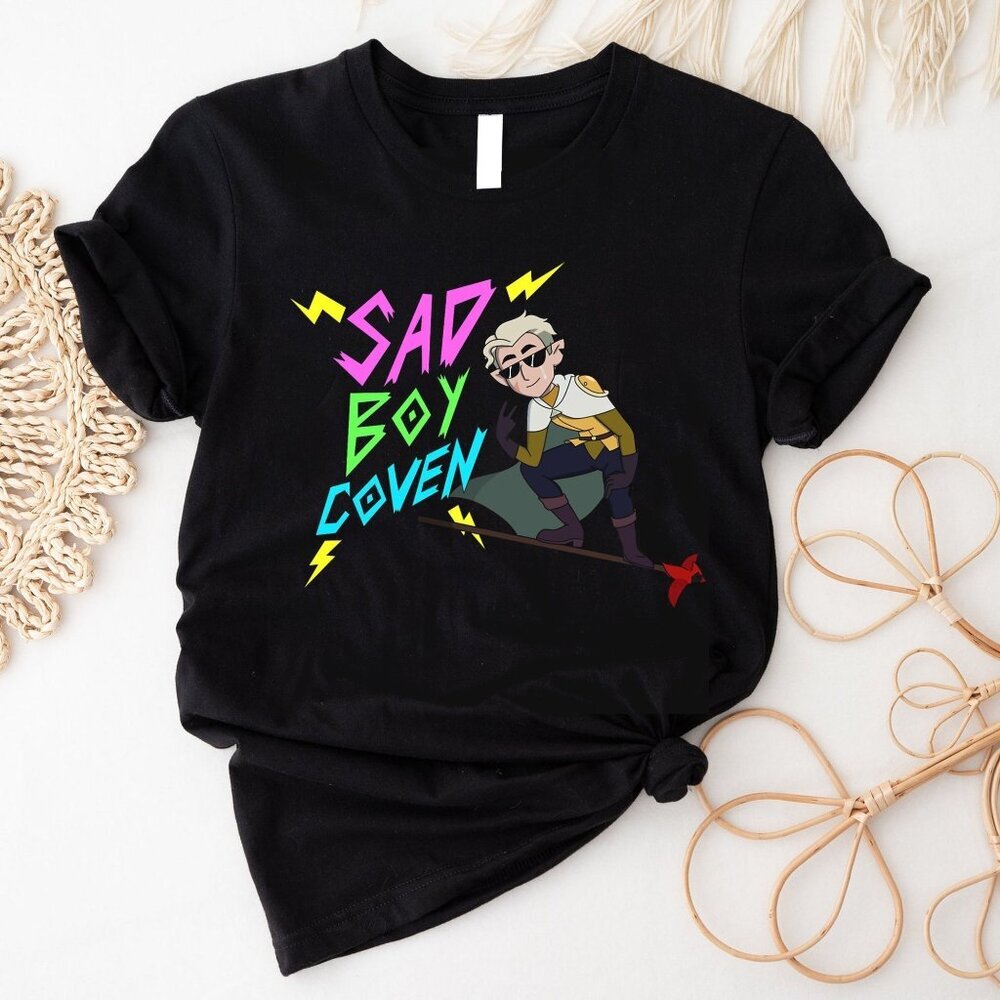 Sad Boy Coven The Owl House Graphic T-Shirt Cartoon Fantasy Fan Gift Tee 91